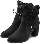 LASCANA High-Heel-Stiefelette "Sommerstiefelette" mit modischer Spitze und bequemen