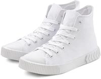 LASCANA Stiefelette aus Textil zum Schn&uuml;ren, High-Sneaker, Schn&uuml;r-Boots