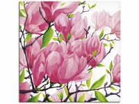 Artland Wandbild "Pinke Magnolien", Blumen, (1 St.), als Alubild, Outdoorbild,
