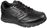 Berufsschuh SKECHERS "NAMPA WYOLA" Gr. 35, schwarz, 35, Lederimitat, Schuhe,