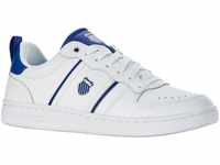 Sneaker K-SWISS "Lozan Match LTH" Gr. 43, weiß (weiß, blau) Schuhe Sneaker