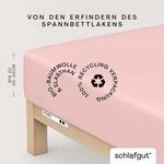Schlafgut Spannbettlaken "PURE Bio-Baumwolle mit Elasthan, 170 g/m&sup2;, Bettlaken,