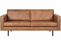 2,5-Sitzer WOOOD "Rodeo Sofa" Sofas Gr. B/H/T: 190 cm x 85 cm x 86 cm, braun (cognac)