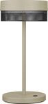 LED Tischleuchte "MESH-B", beige (sand), 1, &Oslash; 14,5cm H: 30cm, 1 Stk., HELL H&Ouml;LLISCH