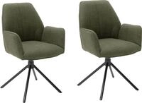 MCA furniture 4-Fu&szlig;stuhl "Pemba" (Set) 2 Stk.2er-Set, 180drehabr mit Nivellierung,