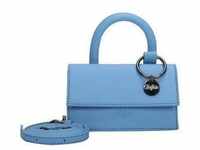 Henkeltasche BUFFALO "Clap02" Gr. B/H/T: 7 cm x 10 cm x 17 cm, blau Damen Taschen