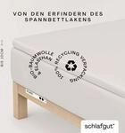 Schlafgut Spannbettlaken "PURE TOPPER Bio-Baumwolle mit Elasthan 170 g/m&sup2; f&uuml;r
