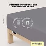 Schlafgut Spannbettlaken "EASY JERSEY Bettlaken, 150 g/m&sup2;, 100% Baumwolle,