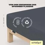 Schlafgut Spannbettlaken "EASY JERSEY Bettlaken, 150 g/m&sup2;, 100% Baumwolle,