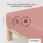 Schlafgut Spannbettlaken "CASUAL Bettlaken 100% gek&auml;mmte Bio-Baumwolle, 150 g/m&sup2;,