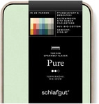 Schlafgut Spannbettlaken "PURE TOPPER Bio-Baumwolle mit Elasthan 170 g/m&sup2; f&uuml;r