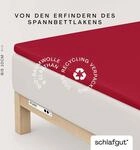 Schlafgut Spannbettlaken "PURE TOPPER Bio-Baumwolle mit Elasthan 170 g/m&sup2; f&uuml;r