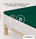 Schlafgut Spannbettlaken "PURE TOPPER Bio-Baumwolle mit Elasthan 170 g/m&sup2; f&uuml;r