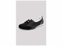 Ballerina SOCCX Gr. 37, schwarz Damen Schuhe Sneaker mit Fersenkappe