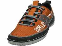 Sneaker BUGATTI Gr. 40, orange (orange, grau) Herren Schuhe Stoffschuhe mit markantem