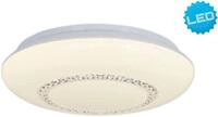 N&Auml;VE LED Deckenleuchte "Pilsen", wei&szlig;, 1, &Oslash; 41cm H: 10,5cm, 1 Stk., Leuchten,