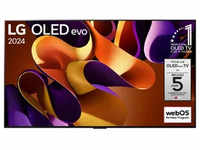 F (A bis G) LG OLED-Fernseher "OLED55G48LW" Fernseher schwarz LED Fernseher