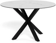 ACTONA GROUP Esstisch "Heaven, runde Tischplatte aus Keramik o. Glas & belastbar bis