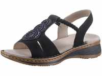 Sandale ARA "HAWAII" Gr. 35, blau (dunkelblau) Damen Schuhe Flats Sommerschuh,