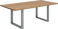 SIT Esstisch "Tops&Tables" mit Tischplatte aus Wildeiche, mit Baumkante wie