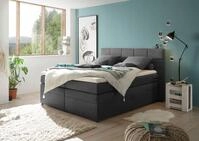 ED EXCITING DESIGN Boxspringbett "Tacoma" inkl. Bettkasten und Topper
