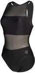 Arena Badeanzug "arena Feel Damen Mesh Panels Vent Back Badeanzug" Mit transparenten