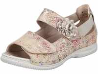 Sandale RIEKER Gr. 37, bunt (beige multi) Damen Schuhe Keilsandaletten...