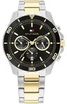 Multifunktionsuhr TOMMY HILFIGER "JORDAN", silber (silberfarben, goldfarben),