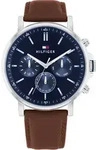 Multifunktionsuhr TOMMY HILFIGER "TYSON", braun (dunkelbraun, dunkelblau),