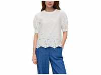 Blusenshirt S.OLIVER Gr. 36, weiß (white) Damen Shirts Blusenshirts