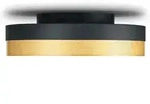 LED Deckenleuchte "MESH", schwarz (schwarz, goldfarben), 1, &Oslash; 45cm H: 14cm, 1...