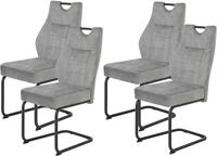 HELA Esszimmerstuhl "Linda S Schwingstuhl" (Set) 4 Stk.mit Taschenfederkern Sitz, mit