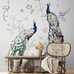 living walls Vliestapete "House of Turnowsky Designer Fototapete Pfau"...