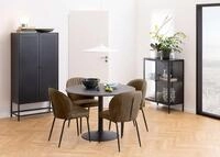 ACTONA GROUP Esstisch "Ibiza, Runder K&uuml;chentisch - pflegeleicht, platzsparend &