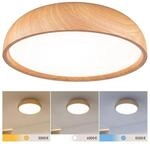 PAULMANN LED Deckenleuchte "Selection Bathroom Oka IP44 24W 230V Kunststoff", braun