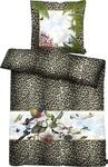 APELT Bettw&auml;sche "Louis" 2 Stk. Herbstliches Rosen-und Herbstblumen-Motiv,