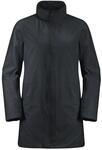 Funktionsmantel JACK WOLFSKIN "TEXTOR COAT W", Damen, Gr. S (36), grau (phantom),