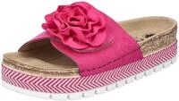 Rieker Pantolette Sommerschuh, Schlappen mit modischem Plateau