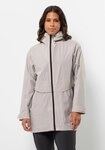 Jack Wolfskin Langjacke "MAINKAI LONG JKT W" mit Kapuze