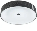 PAULMANN LED Deckenleuchte "Malika 2700K 2300lm 230V 29W Anthrazit", grau