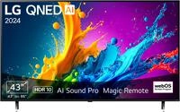 LG QNED-Fernseher, G (A-G), schwarz, 43, Fernseher, Topseller LG QNED-Fernseher, G (A-G), schwarz, 43, Fernseher, Topseller