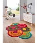 Teppich "Cosmic Colours" Gr. 4, bunt, B:140cm H:9mm L:200cm, Kunstfaser, WASH+DRY BY