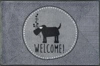 wash+dry by Kleen-Tex Fu&szlig;matte "Herr Just, Welcome" rechteckig 9 mm H&ouml;he