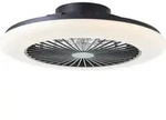 BRILLIANT LED Deckenleuchte "Salerno", schwarz, &Oslash; 48cm H: 13cm, 1 Stk., Leuchten,