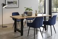 SalesFever Esstisch "Minimalistischer Tisch" Ge&ouml;lt und doppelt gewachstes Massivholz