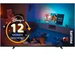 PHILIPS LED-Fernseher, F (A-G), grau (anthrazit), 65, Fernseher PHILIPS LED-Fernseher, F (A-G), grau (anthrazit), 65, Fernseher
