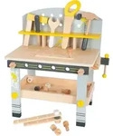 Spielwerkbank SMALL FOOT "Werkbank kompakt Miniwob", bunt, Rollenspielzeug,