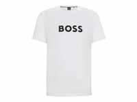 T-Shirt BOSS "T-Shirt RN" Gr. M, weiß (white 100) Herren Shirts T-Shirts mit großem