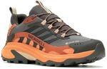 Wanderschuh MERRELL "MOAB SPEED 2 GORE-TEX", Herren, Gr. 41, bunt (beluga),