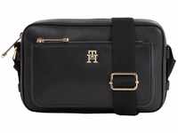 Mini Bag TOMMY HILFIGER "ICONIC CAMERA BAG" Gr. B/H/T: 25 cm x 16 cm x 11 cm, schwarz